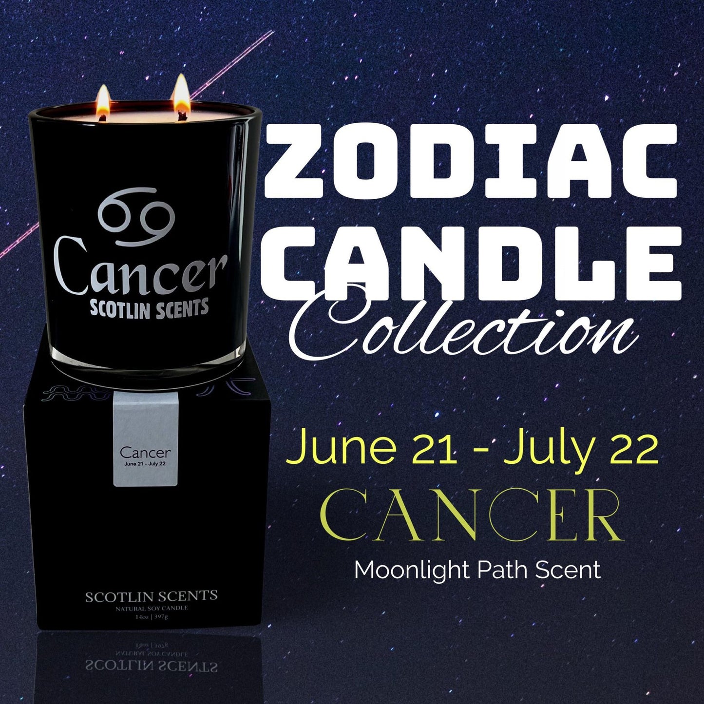 Zodiac Candle Collection |14 oz Soy Candles | Gift Ideas | Homeowner | Zodiac Sig