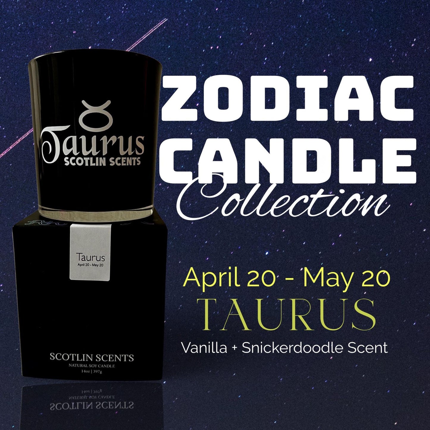 Zodiac Candle Collection |14 oz Soy Candles | Gift Ideas | Homeowner | Zodiac Sig