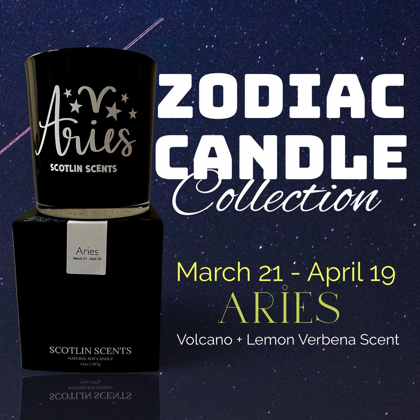Zodiac Candle Collection |14 oz Soy Candles | Gift Ideas | Homeowner | Zodiac Sig