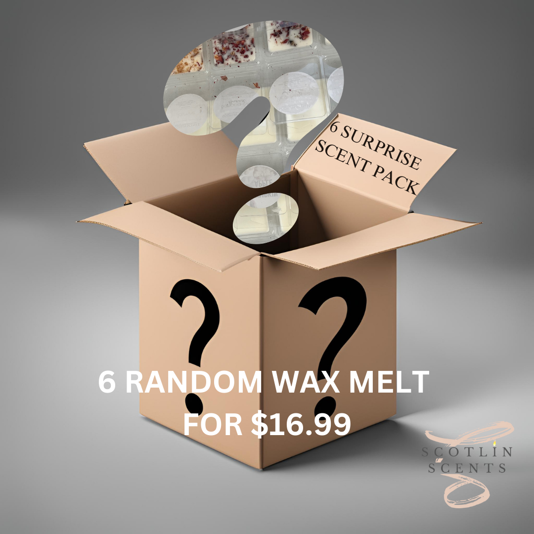 Surprise Scent Pack | 6 Packs|  Wax Melts | Gift Ideas | Spring Scents | Wax Tarts | summer wax melts |wax melts