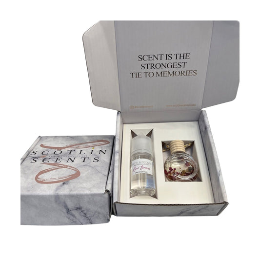 Car Gift Set | Car Fragrance | Circle Bottle