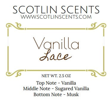 Strong Scented Wax Melts Vanilla Lace Scotlin Scents