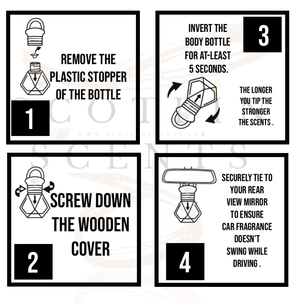Car Fragrance Instructions