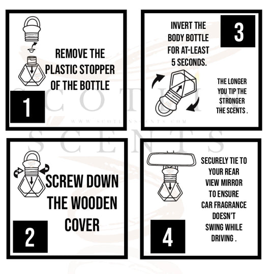 Car Fragrance Instructions