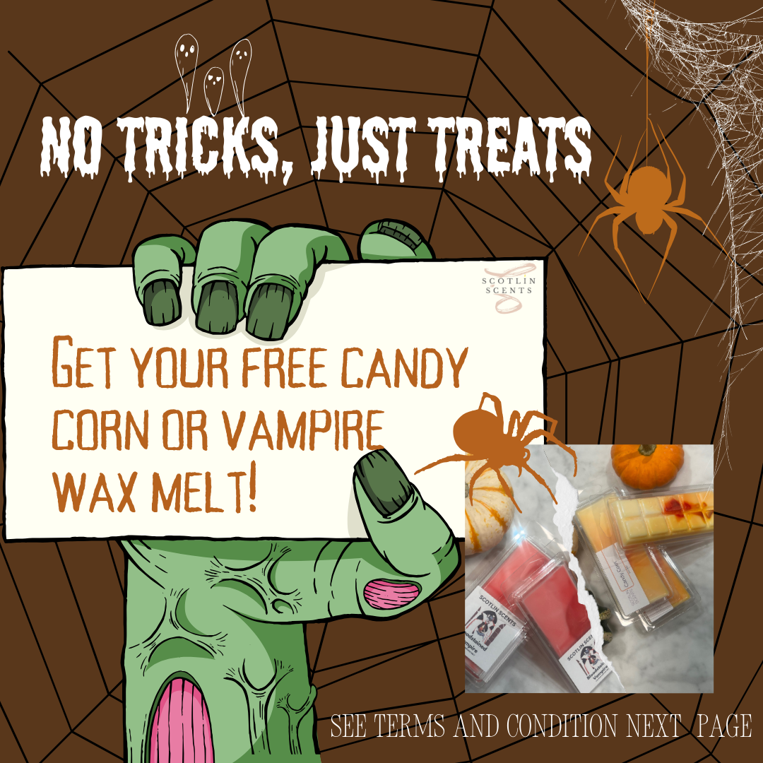 FREE Candy Corn or Vampire Wax Melt