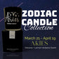 Zodiac Candle Collection |14 oz Soy Candles | Gift Ideas | Homeowner | Zodiac Sig