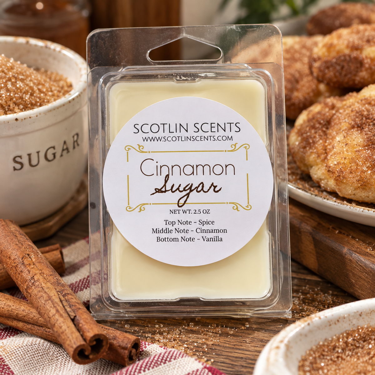 Cinnamon Sugar wax melts