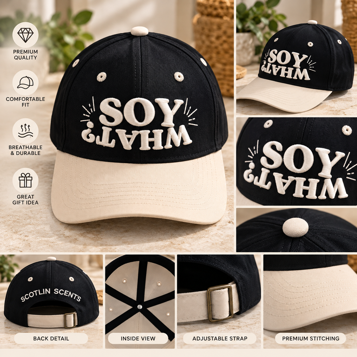 Candle Lover Embroidered Baseball Cap, Pour Decisions Hat, Candle Maker Gift