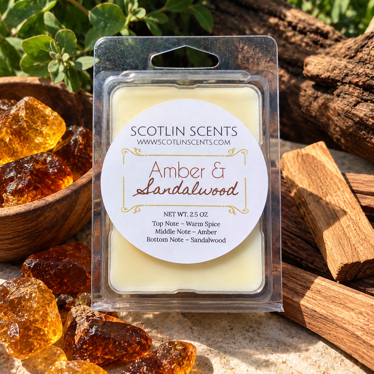 Amber and Sandalwood