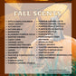 FALL SCENTS