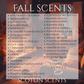 FALL SCENTS