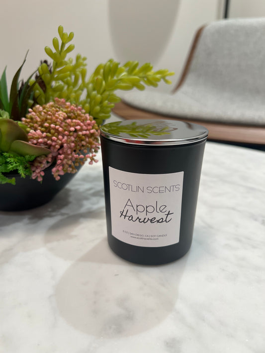 Apple Harvest | 6 oz Black Matte Candle