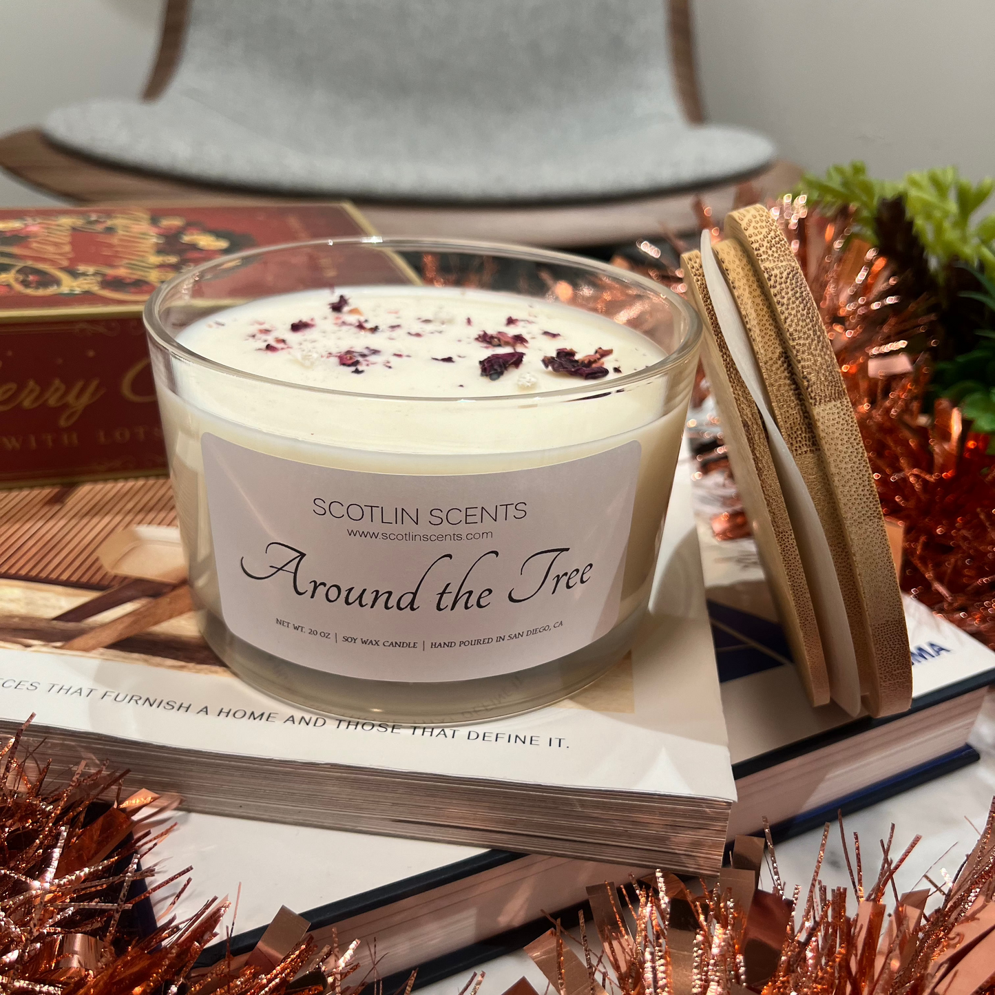 Around the Tree 20 oz Soy Wax Candle