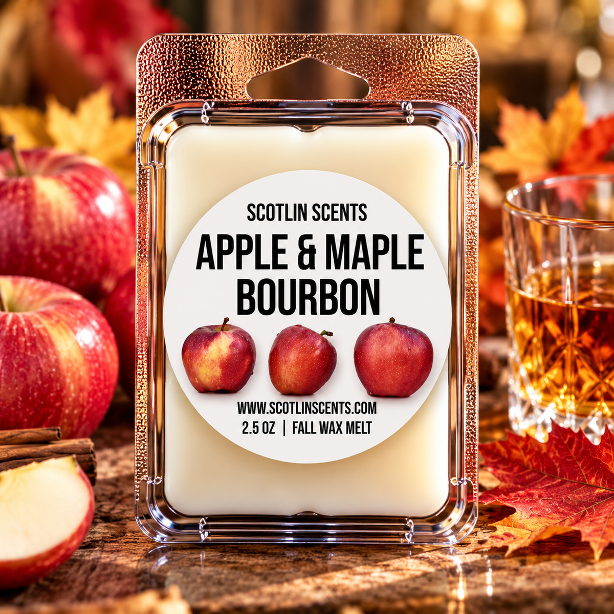 Apple & Maple Bourbon | Fall Wax Melts