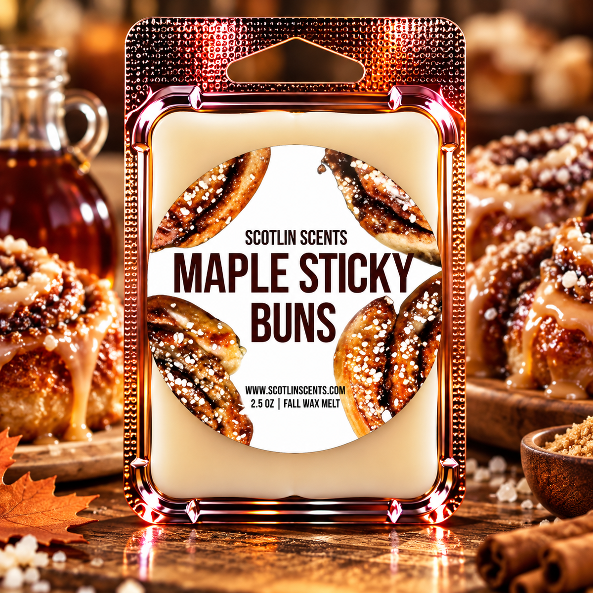 Maple Sticky Bun | Fall Wax Melts