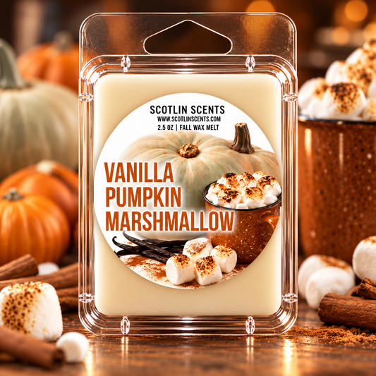 Vanilla Pumpkin Marshmallow | Fall Wax Melts